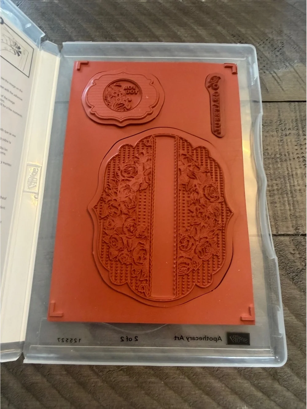 Stampin’ Up Apothecary Art 1 & 2 stamp sets with Labels Framelits die cuts